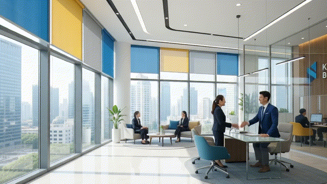 Window Blinds For Banks