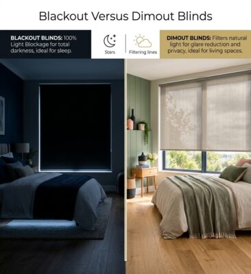 Blackout Versus Dimout Blinds